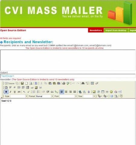 Download web tool or web app EZ Mass Mailer