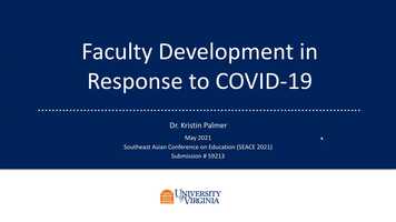 Free download Faculty Development in Response to COVID-19 video and edit with RedcoolMedia movie maker MovieStudio video editor online and AudioStudio audio editor onlin