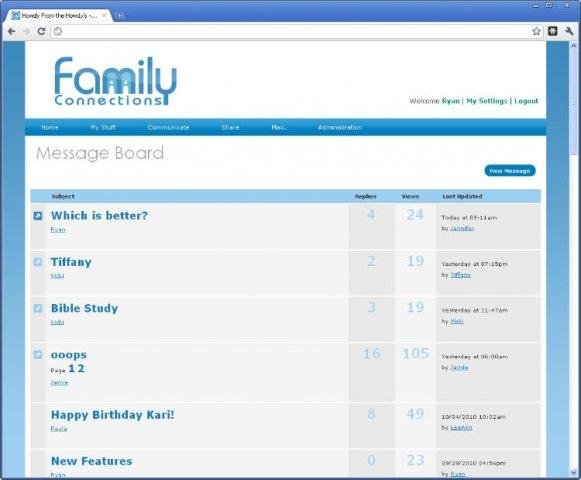 Download web tool or web app Family Connections