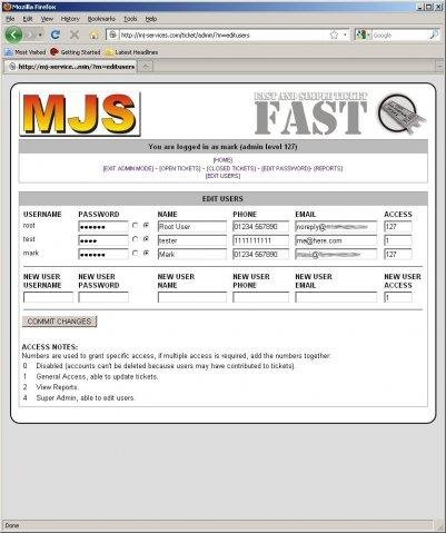 Download web tool or web app FAST (Fast And Simple Ticket)