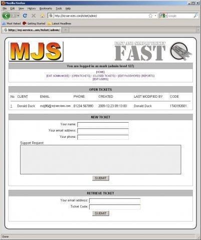 Download web tool or web app FAST (Fast And Simple Ticket)