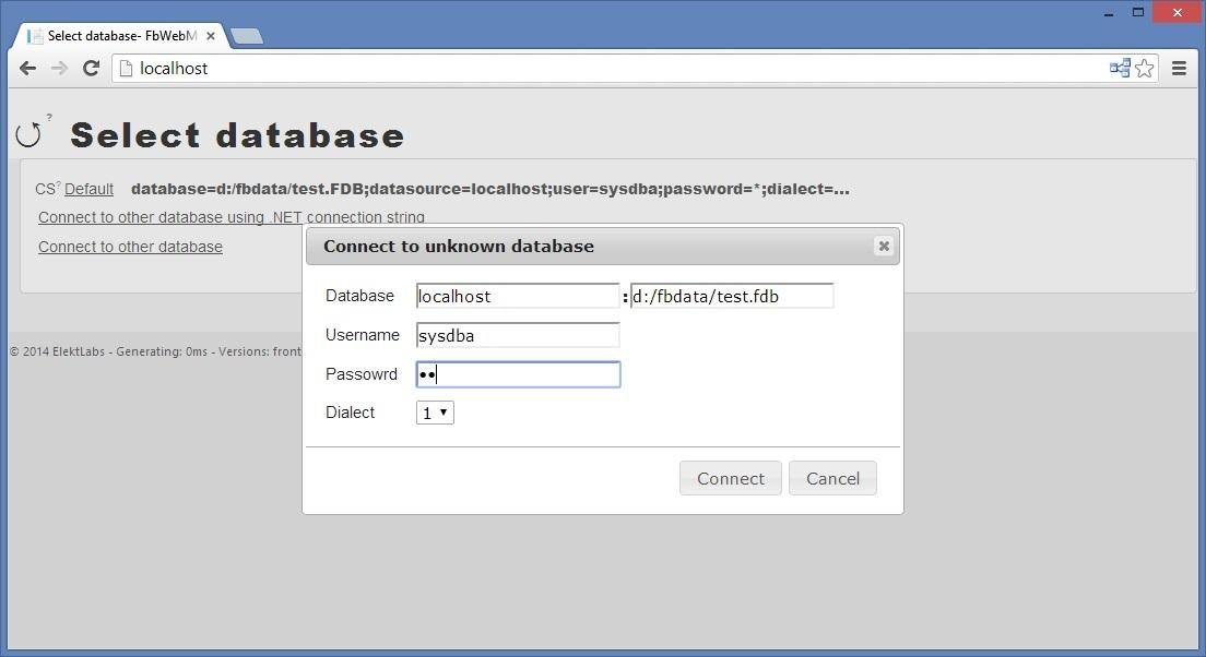 Download web tool or web app FbDbMon