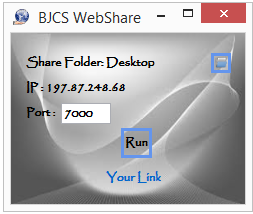 Download web tool or web app File Sharer via Web