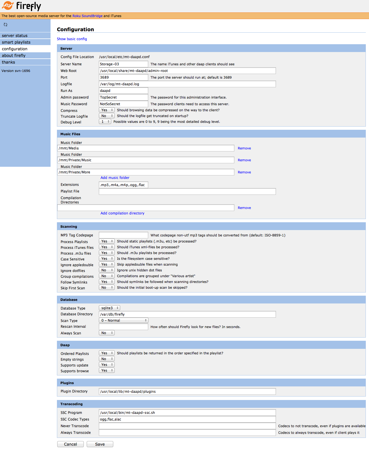 Download web tool or web app FireFly-Server