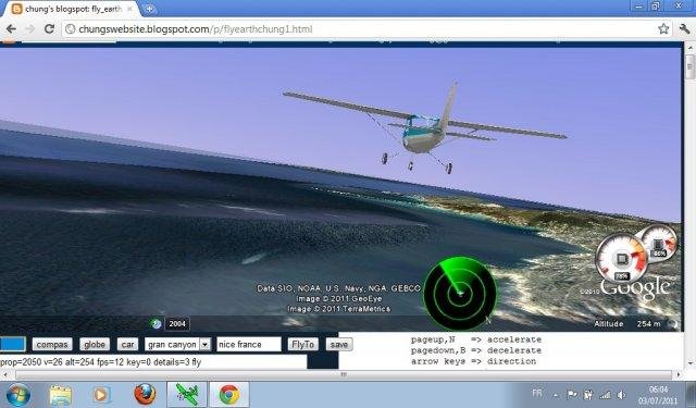 Download web tool or web app fly_earth_chung