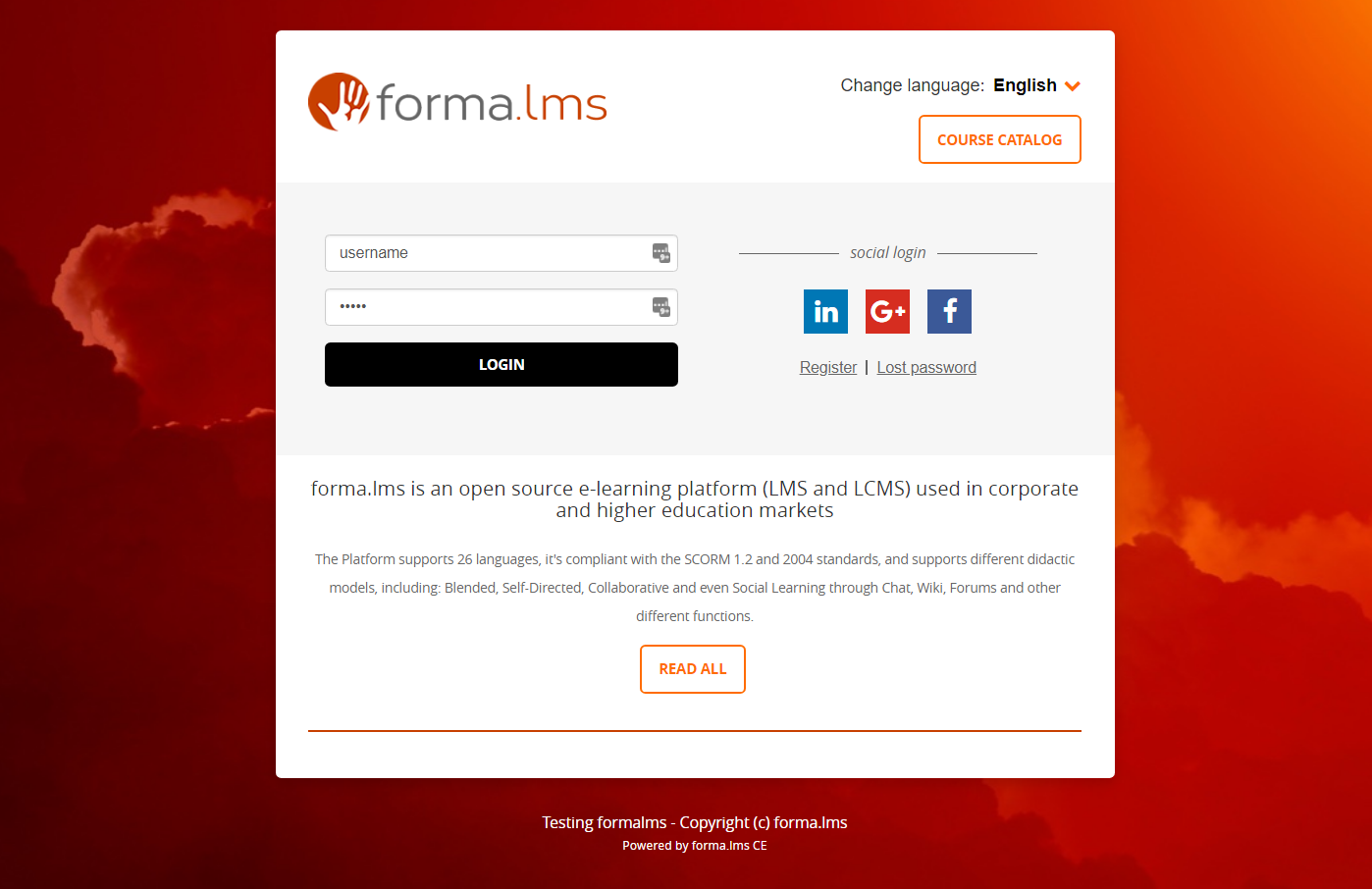 Download web tool or web app forma.lms