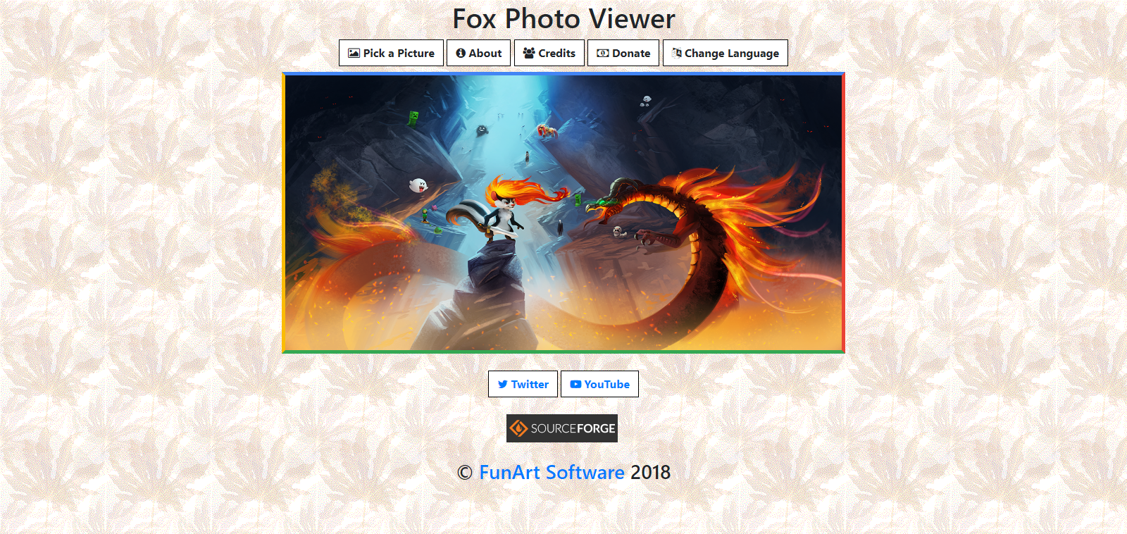 Download web tool or web app Fox Photo Viewer