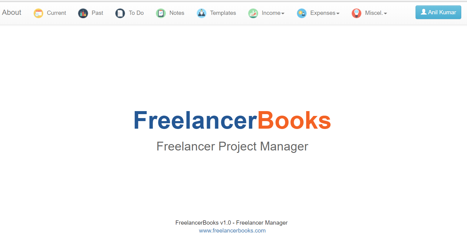 Download web tool or web app FreelancerBooks - Project Management 