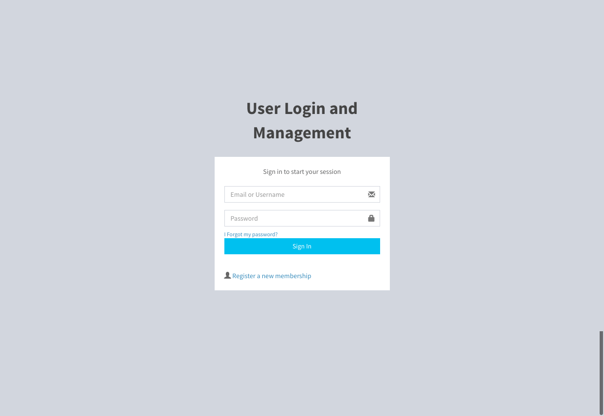 Download web tool or web app Free PHP/CI User Login and Management