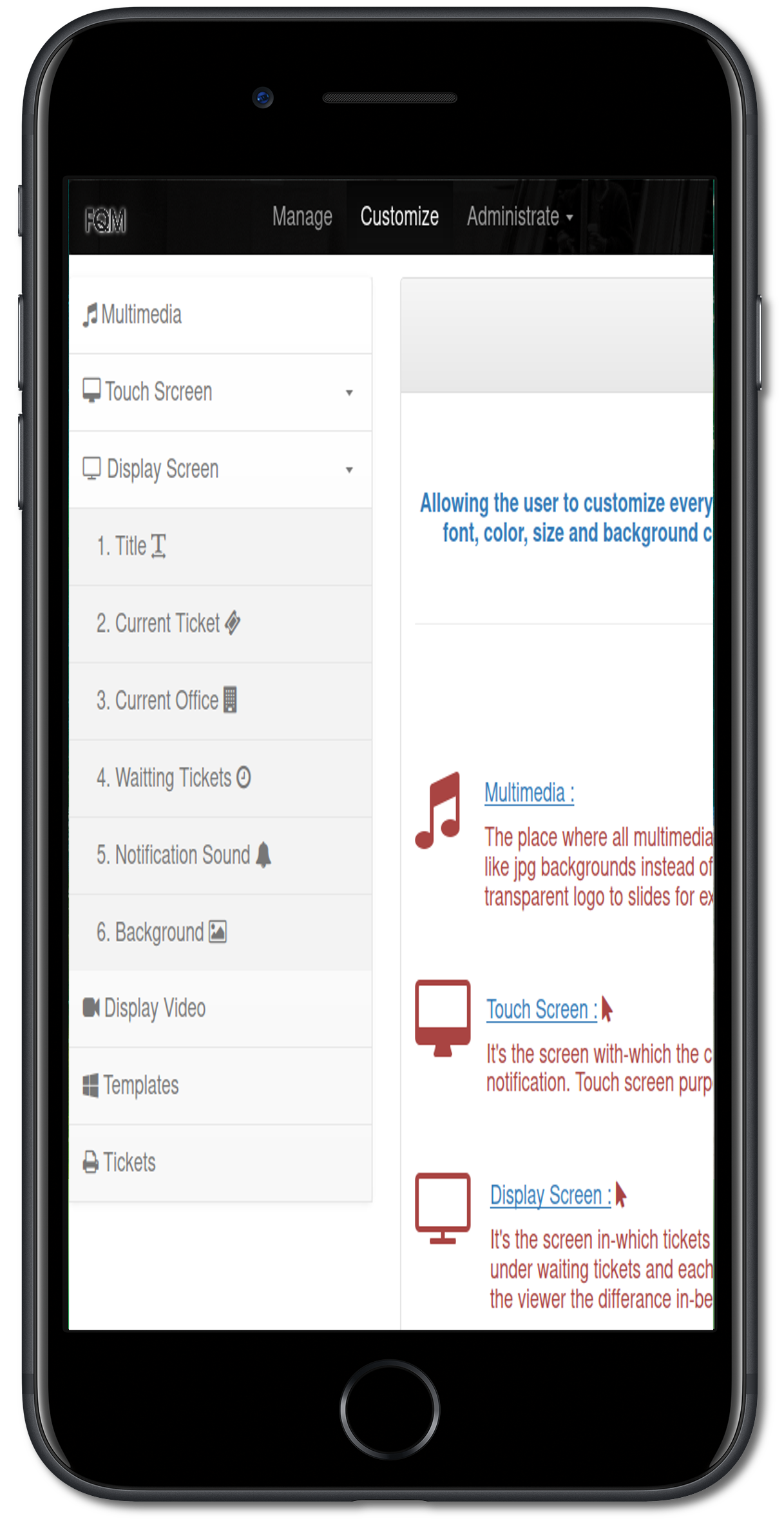 Download web tool or web app Free Queue Manager