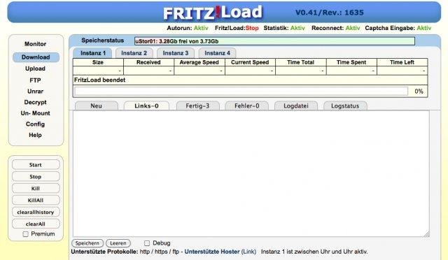 Download web tool or web app Fritz!Load