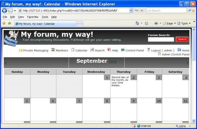 Download web tool or web app FUDforum