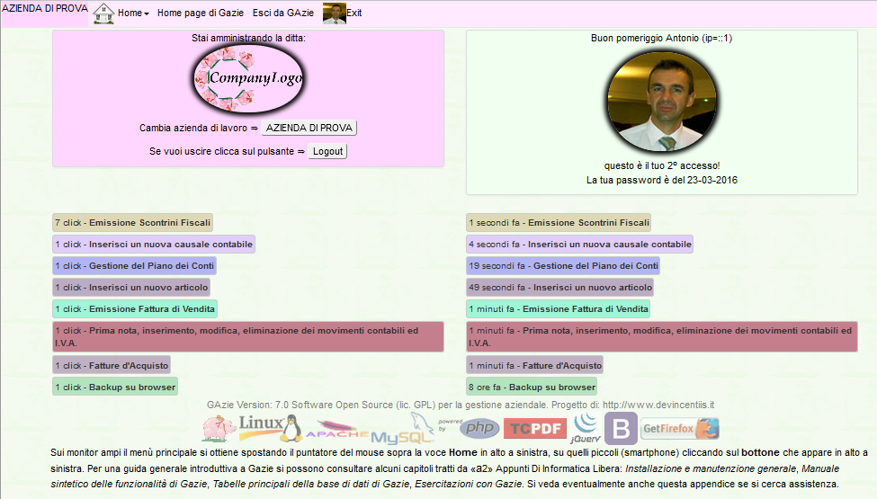 Download web tool or web app GAzie - Gestione Aziendale