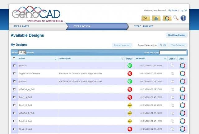 Download web tool or web app GenoCAD