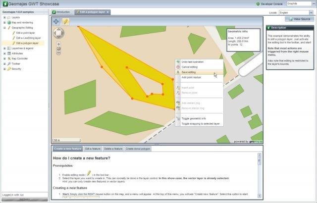 Download web tool or web app Geomajas