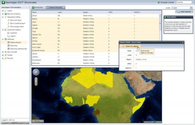 Download web tool or web app Geomajas