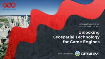 Free download Geospatial Technology and Game Engines Panel Discussion - Patrick Cozzi, Marc Petit, Nadine Alameh video and edit with RedcoolMedia movie maker MovieStudio video editor online and AudioStudio audio editor onlin