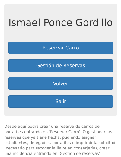 Download web tool or web app Gestión de Carros de Portátiles