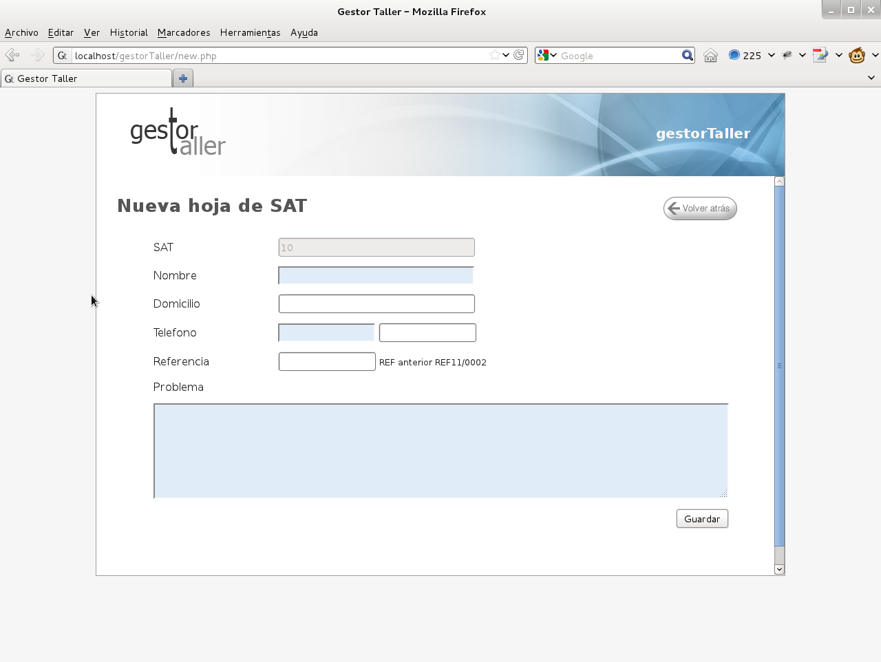 Download web tool or web app gestorTaller