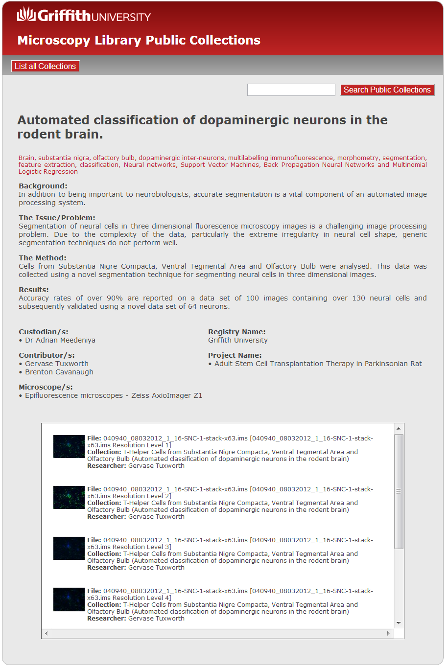 Download web tool or web app GIIAF Microscopy Library