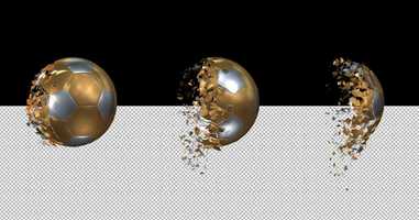 Free download Golden Soccer Ball Transforming | Motion Graphics - Envato elements video and edit with RedcoolMedia movie maker MovieStudio video editor online and AudioStudio audio editor onlin