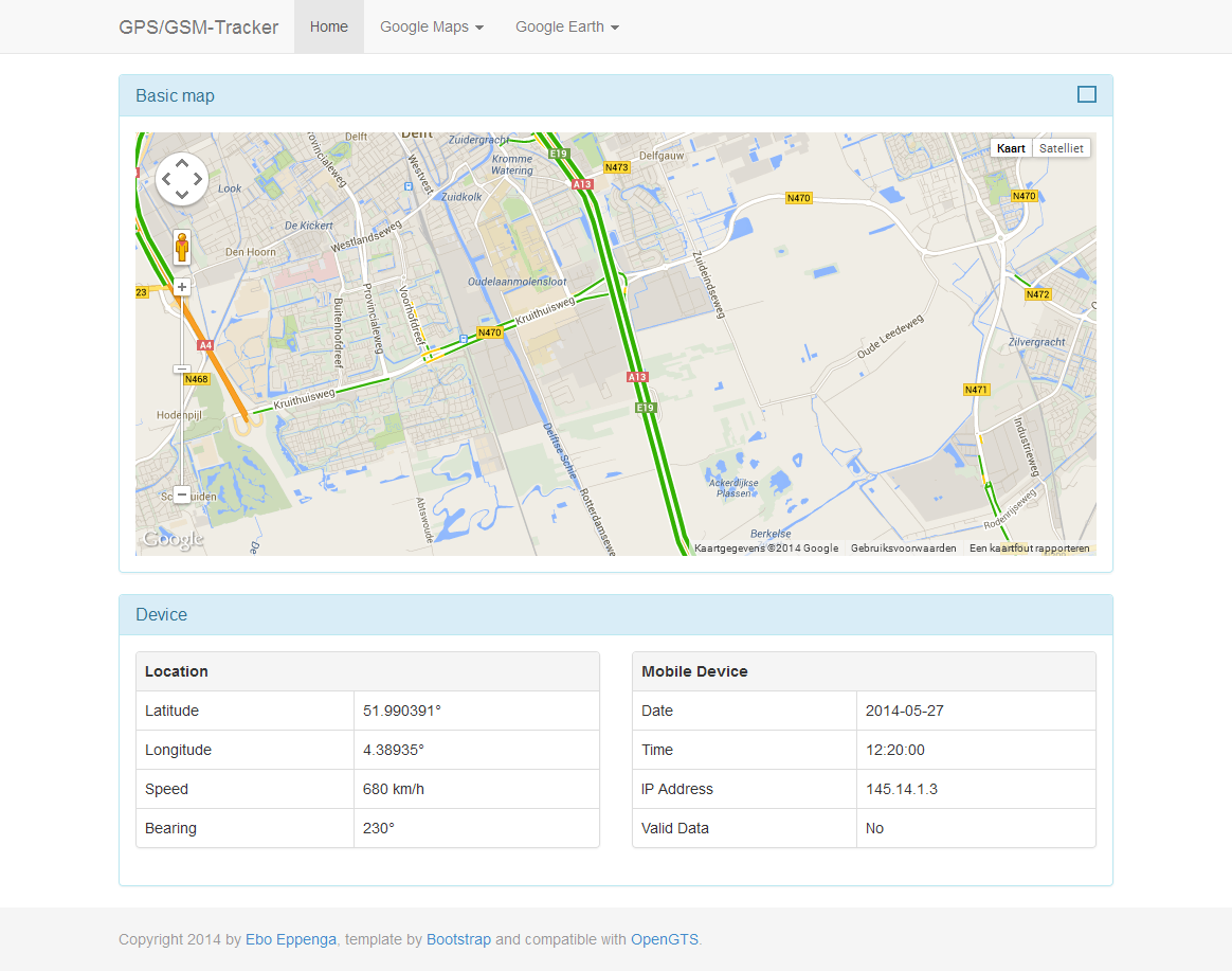 Download web tool or web app GPS and GSM Tracking (GG-Tracker)