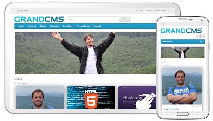 Download web tool or web app GrandCMS