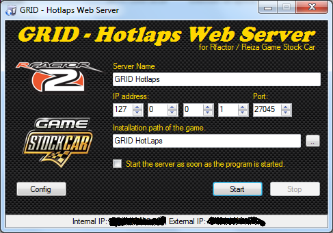 Download web tool or web app GRID Hotlaps