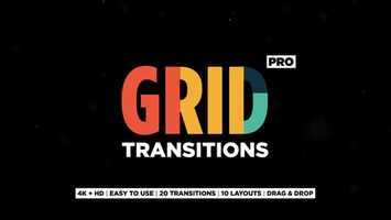 Free download Grid Transitions | After Effects Template video and edit with RedcoolMedia movie maker MovieStudio video editor online and AudioStudio audio editor onlin