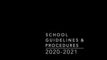 Free download Guidelines and Procedures 2020-2021 video and edit with RedcoolMedia movie maker MovieStudio video editor online and AudioStudio audio editor onlin