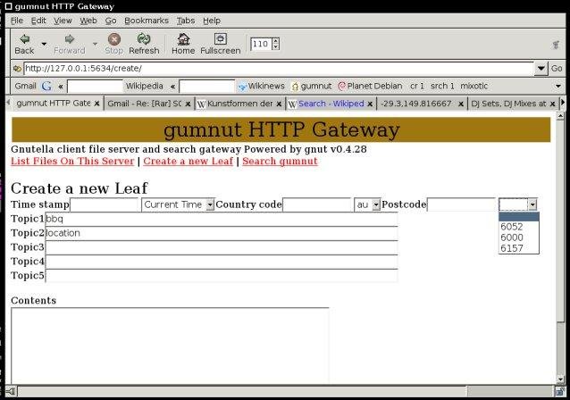 Download web tool or web app gumnut