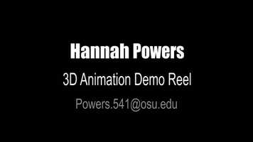 Free download Hannah Powers 3D Animation Reel video and edit with RedcoolMedia movie maker MovieStudio video editor online and AudioStudio audio editor onlin