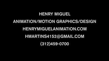 Free download Henry Miguel - Animation Reel video and edit with RedcoolMedia movie maker MovieStudio video editor online and AudioStudio audio editor onlin