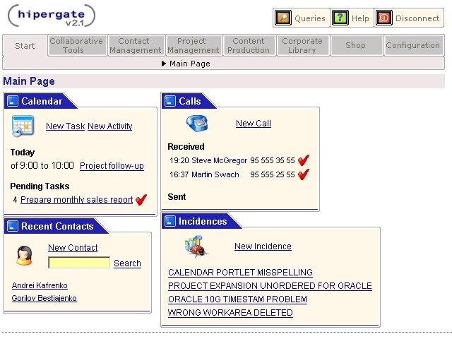 Download web tool or web app hipergate CRM