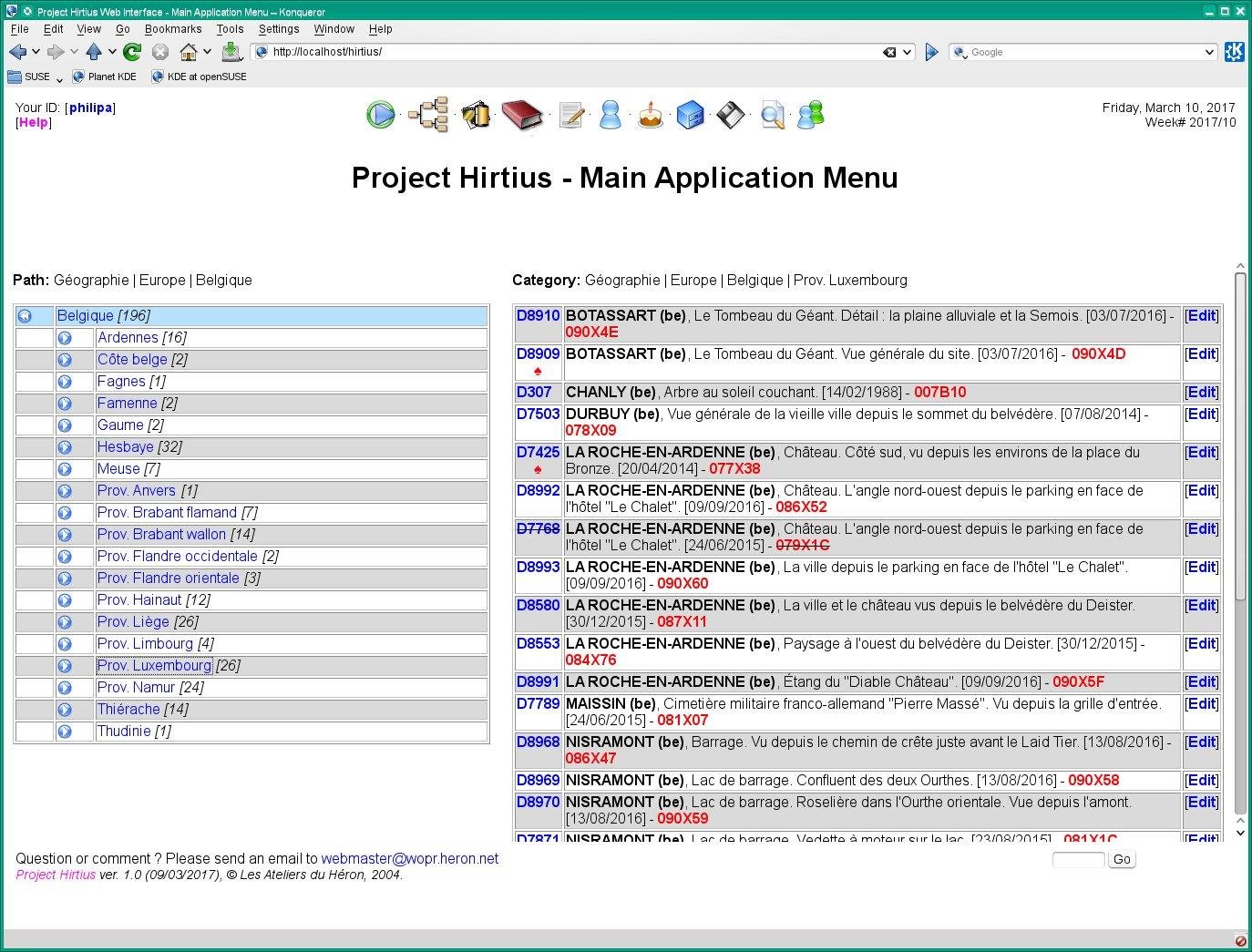 Download web tool or web app Hirtius