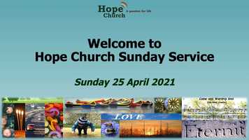 Free download Hope Church Sunday Service, 25 April 2021 video and edit with RedcoolMedia movie maker MovieStudio video editor online and AudioStudio audio editor onlin