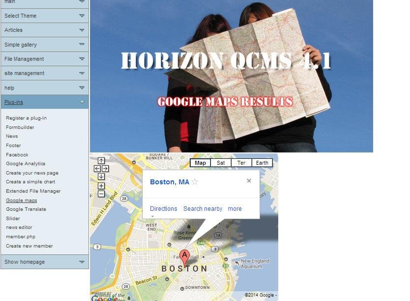 Download web tool or web app Horizon Quick Content Management System