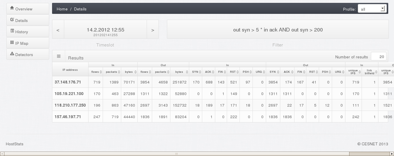 Download web tool or web app HostStats