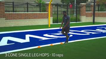 Free download Houston Methodist Orthopedic and Sports Medicine LEAPP - 3 Cone Single Leg Hops video and edit with RedcoolMedia movie maker MovieStudio video editor online and AudioStudio audio editor onlin