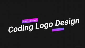 Free download How to make a Coding or Programming Logo Design by sahinurrahman24 .mp4 video and edit with RedcoolMedia movie maker MovieStudio video editor online and AudioStudio audio editor onlin