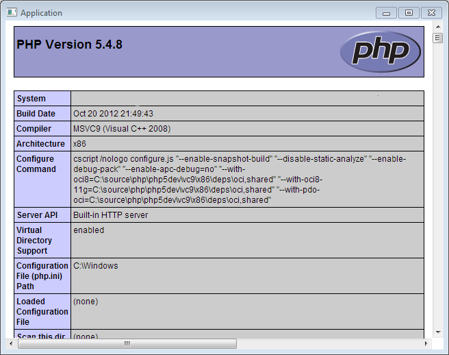 Php desktop. Php desktop app.