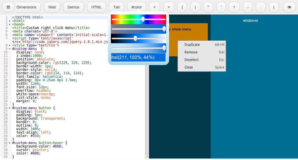 Download web tool or web app HTML Onlive Debugger