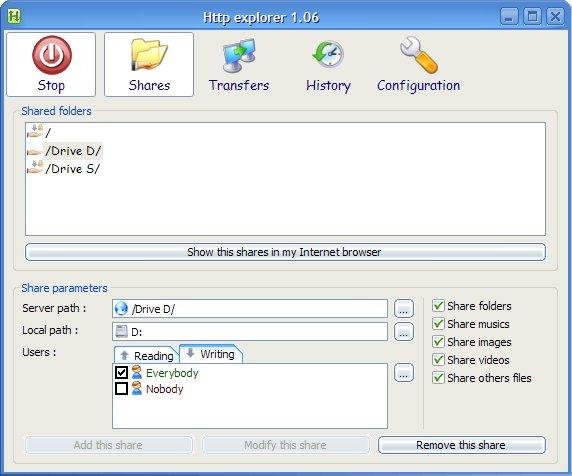 Download web tool or web app Http explorer