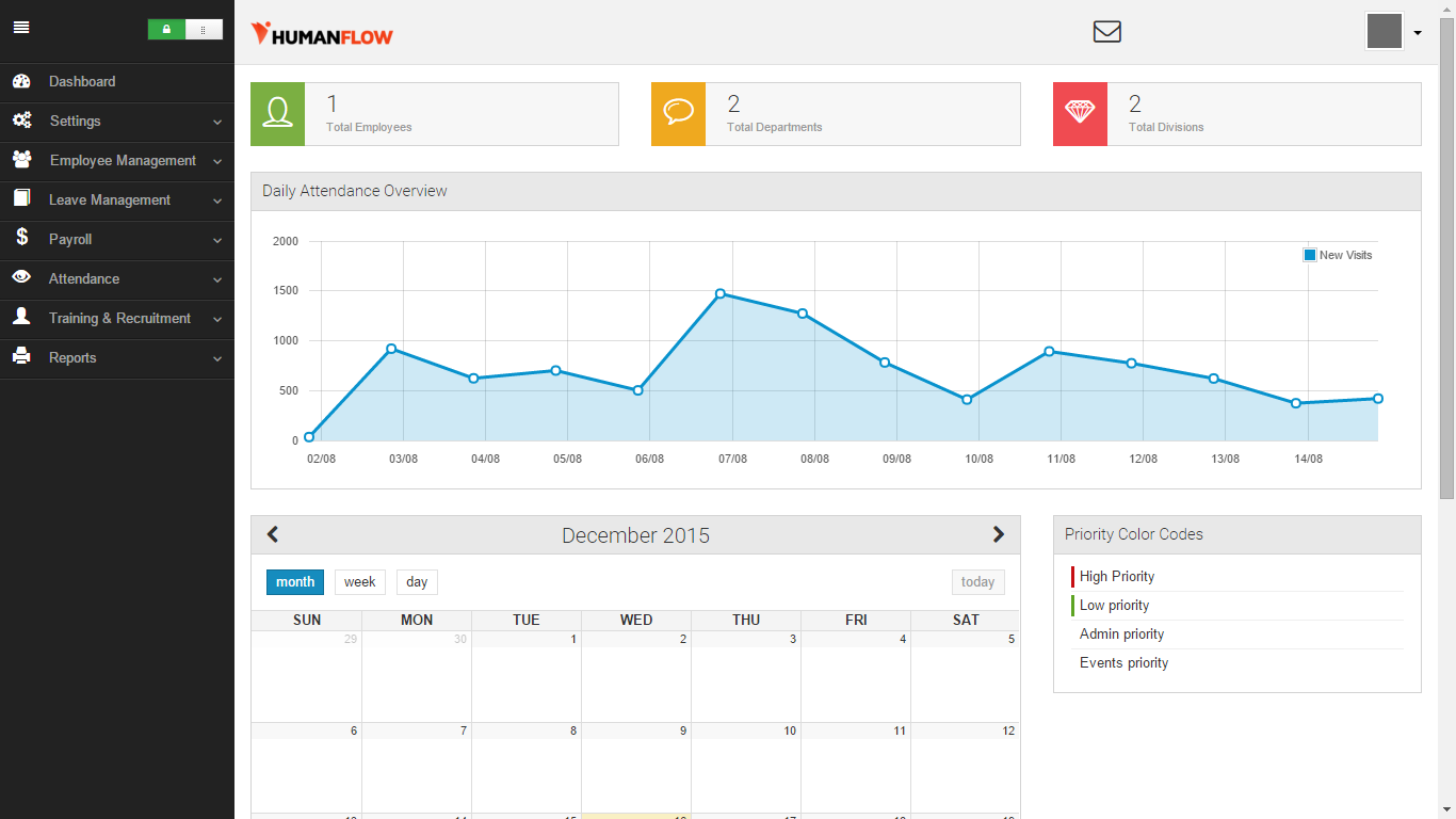 Download web tool or web app Human Flow HRMS