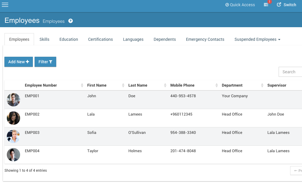 Download web tool or web app ICE Hrm - Human Resource Management