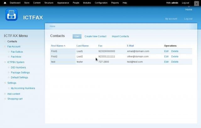 Download web tool or web app ICTFax