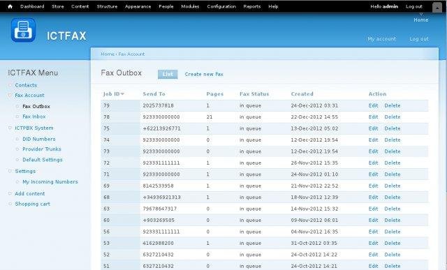 Download web tool or web app ICTFax