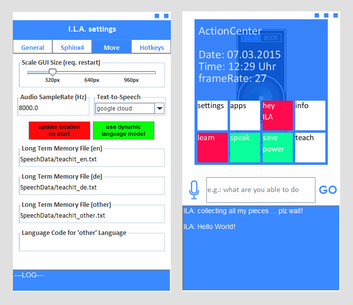 Download web tool or web app ILA - teachable voice assistant