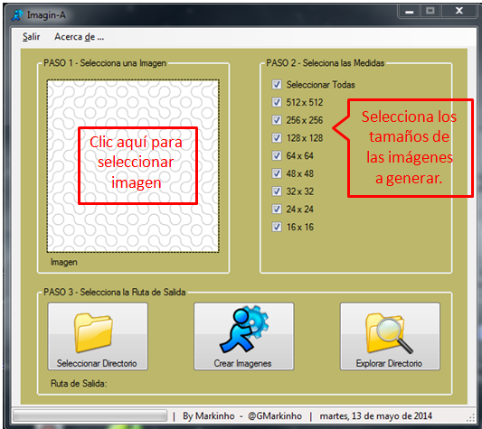 Download web tool or web app ImaginA