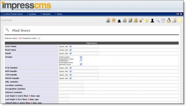 Download web tool or web app ImpressCMS